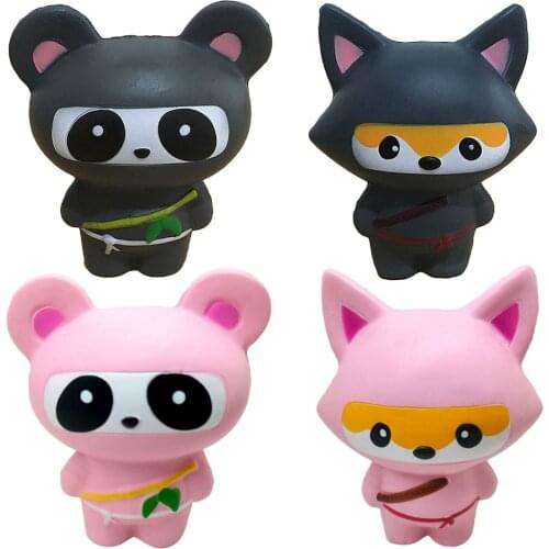 Jumbo Soft Kawaii Squishy Squishies Squeeze Imitation Ninja Toy Slow Rising for Children Adults Relieves Stress Anxiety