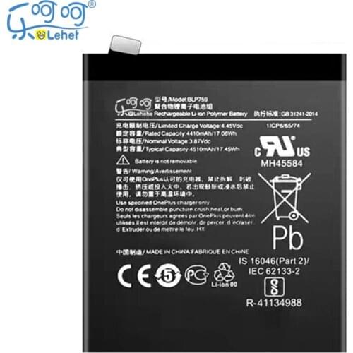 New Original LEHEHE BLP759 Battery for Oneplus 8 Pro One Plus 8pro 4510mAh Smartphone Replacement Batteries with Tools Gifts