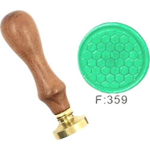 Bee hive natural honeycomb Wax Stamp Exquisite Paint wood handle,DIY Ancient Seal Retro Stamp,Personalized Wax Seal High Quality