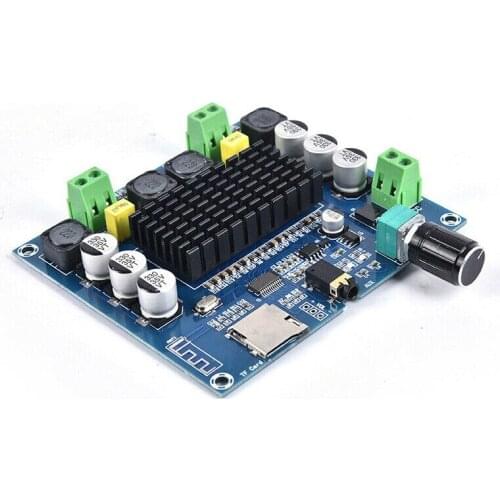 Digital Amplifier Board TDA7498 bluetooth TF 2*100W 2.0 Channel Speaker Stereo Audio Module Power Amplifier Board
