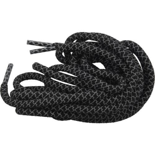 120cm laces round bottom safety laces shoe tapes laces reflective Color: black