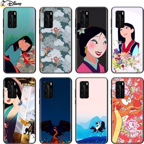 Silicone Cover Anime cartoon Mulan For P Smart S Z Mate 40 30 20 10 Plus PRO Plus Lite 2018 2019 2020 Phone Case