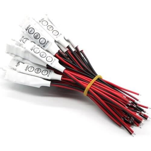 Szyoumy Mini Rgb Controller Dimmer 12V 6A 3 Keys For 5050 3528 Rgb Led Strip Controller Rgb 19 Dynamic Modes And 20 Static Color