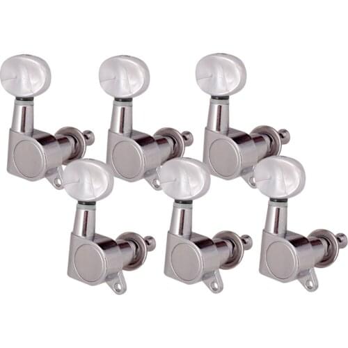 Tooyful 6pcs 6R Sealed Gear Guitar String Tuning Pegs Keys Tuners Machine Heads for Acoustic Electric Guitar