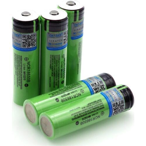 VariCore 100% New Original 18650 NCR18650B 3400mAh 3.7V Li-ion Rechargeable battery with Pointed(No PCB) For flashligh batteries