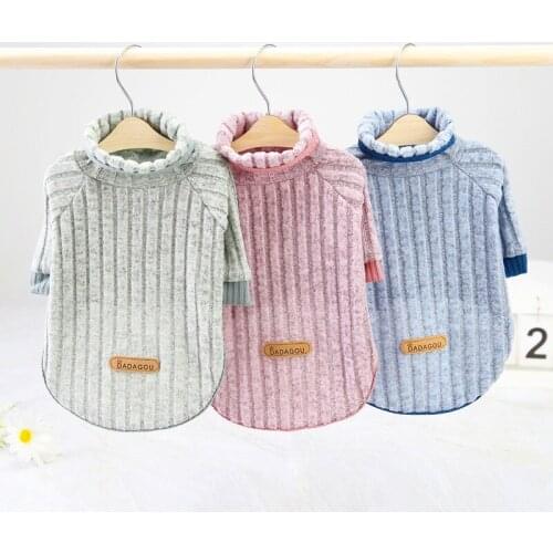 Pet Winter Dog Clothes Dogs Wool Sweater For Chihuahua Yorkies Puppy Warm Autumn Costume Pets Outfits Casual Coat Jcaket Teddy