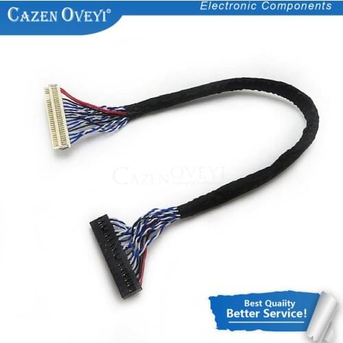 1pcs/lot 8 Bit LVDS Cable FIX-30 Pin 2ch For 17-26inch LCD/LED Panel Controller 25cm Drop Shipping In Stock