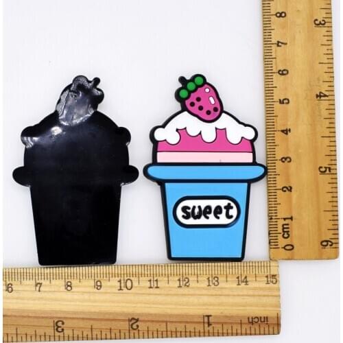 10 pcs DIY Flatback Soft Accessory Fit Phone Case/Luggage Tag/Clothes/Bags All Kinds Of Ice Creams Popsicles For Kids Girls Boys