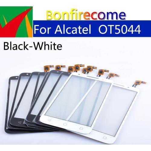 10Pcs\lot Touchscreen For Alcatel One U5 Touch OT5044 OT 5044D 5044Y 5044R Touch Screen Panel Sensor Digitizer Glass Replacement