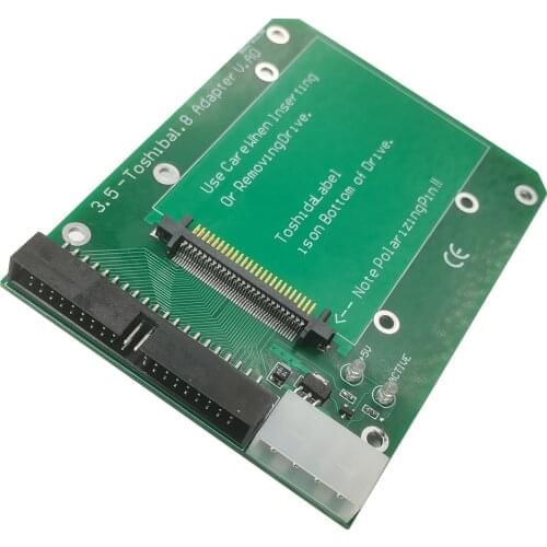 50PIN 1.8" Micro Drive to 3.5" 40pin IDE 1.8 Adapter for Toshiba Hard Disk Drive