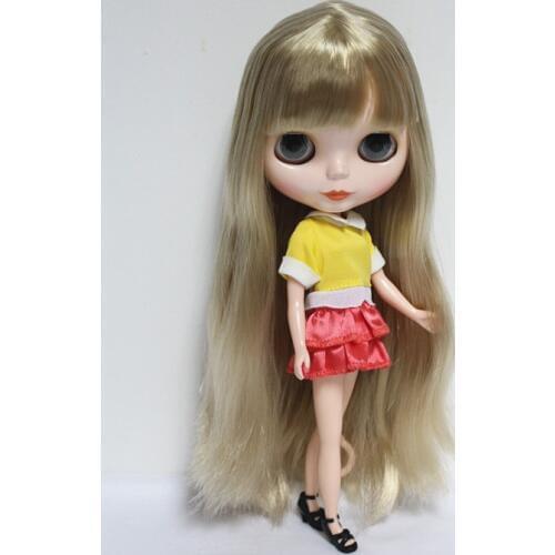 Free Shipping big discount RBL-42DIY Nude Blyth doll birthday gift for girl 4 colour big eyes dolls with beautiful Hair cute toy