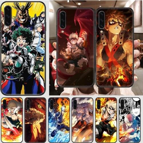 My Hero Academia Katsuki Bakugou Anime Phone case For Samsung Galaxy A 3 5 7 8 10 20 21 30 40 50 51 70 71 E S 2016 2018 4G black