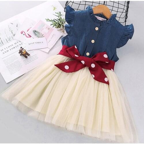 Girls Princess Toddler Kid Child Girl Dress Pearl Tulle Party Wedding Birthday Valentines Day Dresses For Girls
