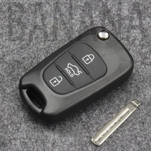 For Hyundai car keys Hyundai car key replacement shell 3 buttons, key slot