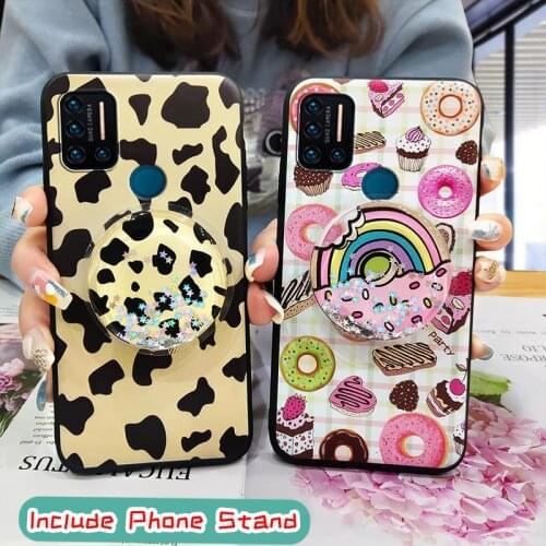 For Woman Durable Phone Case For UMIDIGI A7 Pro foothold For Girls phone stand holder