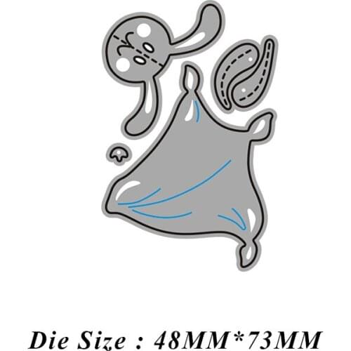 JMCRAFT New Design Craft Metal Cutting Die Cuts Cute Rabbits Decoration Scrapbook Album Paper Card Craft Embossing Die Cuts