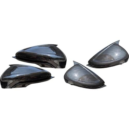 Car Side Mirror Cover, for Ford Focus 2019-2021 MK4 ST/Stline Rearview Mirror Cover with Guide Channel