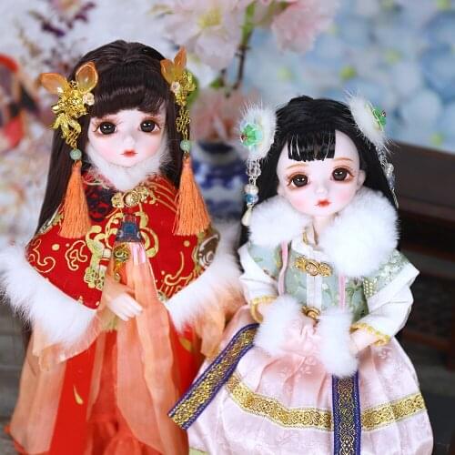 DBS 1/6 BJD Dolls 28cm height girls Makeup Suit joint body ,Including With makeup and hair,eyes,clothes ICY,SD Toy