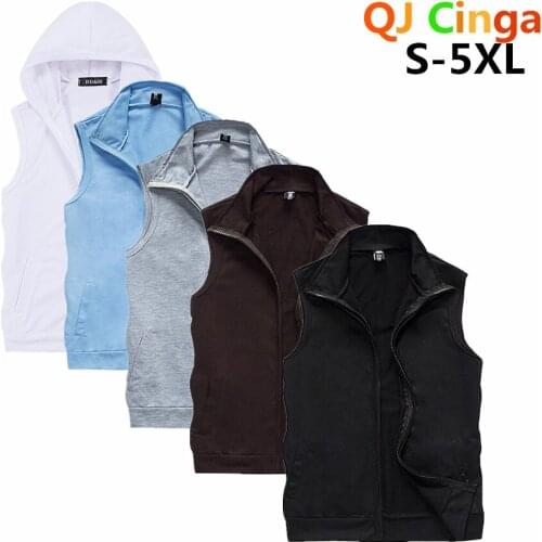 White Sleeveless Tank Jacket Spring Summer Standing Collar Tank Coat Large Size Tank Jaqueta Fashion Casual Top Black Blue Gray