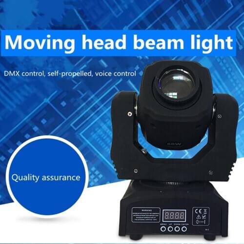 Mini Spot 60W LED Moving Head Light With Gobos Plate&Color Plate,High Brightness 60W Mini Led Moving Head Light DMX512