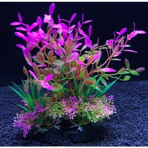 Simulation Artificial Plants Aquarium Decor Water Weeds Ornament Aquatic Plant Fish Tank Grass Decoration Accessories