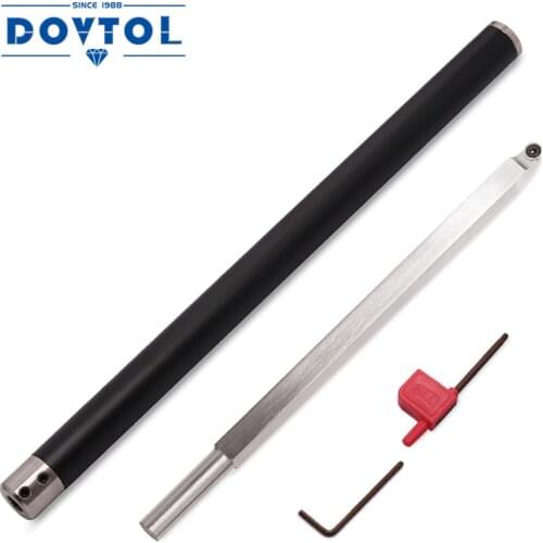 Woodturning Tools Set Carbide Tipped Lathe Chisel Finisher Tool Bar with Ci5 8.9mm Round Carbide Insert Cutter for Wood Hobbyist