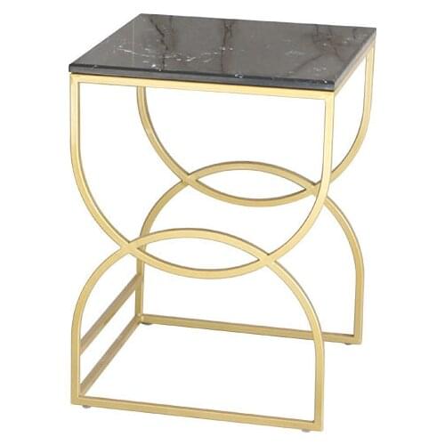 High end atmosphere marble edge a few light luxury creative simple sofa edge a few side cabinets small tea table living room bed