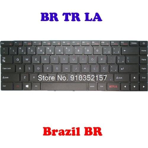 Laptop BR TR LA Layout Keyboard For SCDY-315 Brazil BR Turkey TR Latin America NO Frame
