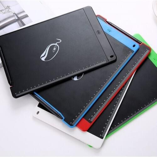 2020 New 12 Inch Magnetic Handwritten Drawing Board Lcd Calligraphy and Painting Copy Calculus Draft One Key Erase Creative Gift