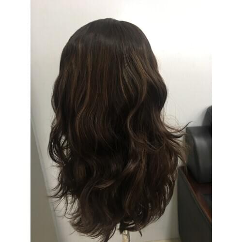 Tsingtaowigs Custom made European virgin hair unprocessed hair 16inch jewish wig Best Sheitels wigs free shipping