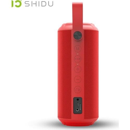 SHIDU P7 Portable Bluetooth Speaker Wireless Speaker Built-in Mic IPX5 Waterproof Outdoor Loudspeaker TF AUX 2200mAh Battery