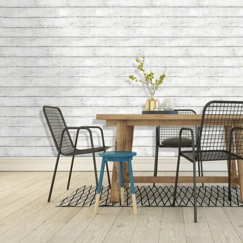 Nordic Wood Grain Wall Stickers Self Adhesive Wallpaper TV Backdrop Decoration Decals Living Room for The Walls