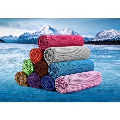 2pcs Microfiber Sport Towel Rapid Cooling Ice Towel Quick-Dry Beach Towels Summer Enduring Instant Chill Towels for Fitness Yoga