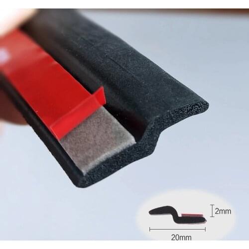 Auto Vehicle Sealing Strip Z Shape Car Door Window Trim Edge Moulding Rubber Weatherstrip Seal Strip