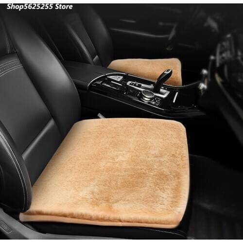 Car Seat Cover Protector Mat Winter Warm Mats Cushion Pad Cushion Breathable Universal Size Deocration Auto Accessories