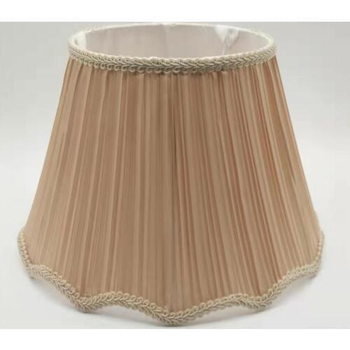 30cm E27 Art Deco lamp shades for table lamps light coffee fabric round lampshade modern style lamp cover for home decoration