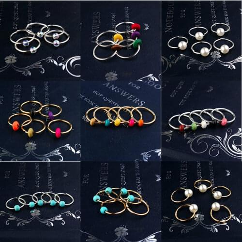 African Viking Hair Braider Beads for Women Hair Rings Braid Dreadlocks Bead Cuffs Hair Braiders Hair Styling Accessories Tools