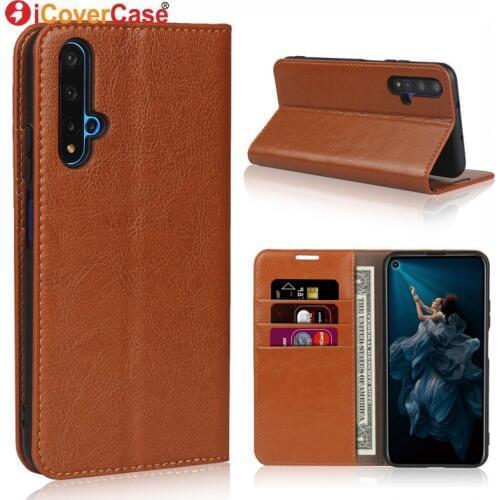 For Huawei Honor 20 pro Case Cover Flip Luxury Genuine Leather Business Wallet For Huawei Honor20 Cases Coque Phone Accessory