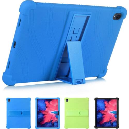 For Lenovo P11 Case Kids Silicon TB-J606F 11 Inch Silica Tablet Stand Cover for Lenovo P11 Pro TB-J706F 11.5 Inch Soft Shell