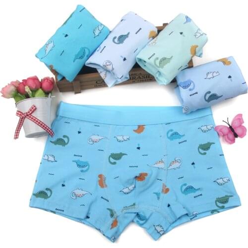 Kids Boys Underwear Cartoon Childrens Shorts Panties for Baby Boy Toddler Boxers Stripes Teenagers Cotton Underpants