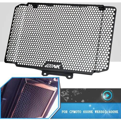 For CFMoto 650NK WK 650i 2013-2017 Motorcycle 650nk WK650i 2013 2014 2015 2016 2017 Radiator Grille Grill Guard Cover Protection