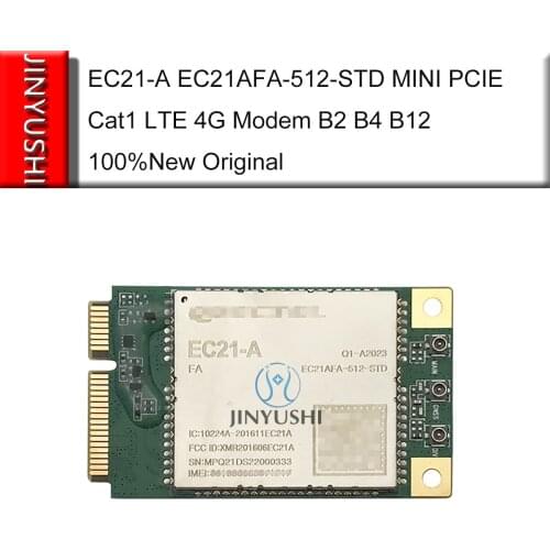 EC21-A EC21AFA-512-STD MINI PCIE cat1 LTE 4G Modem B2 B4 B12 for AT&T 100% New&Original EC21AFA