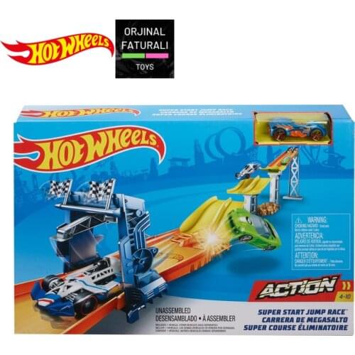 Hot Wheels Highscore Jump Race Set Jump Track BGJ25 Great Birthday Gift Toys Play Set Car Track Model for Children Accessories