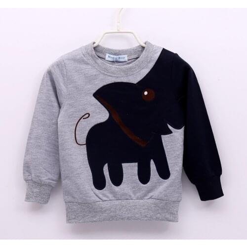 Humor Bear Long Sleeve T-Shirts For Boys