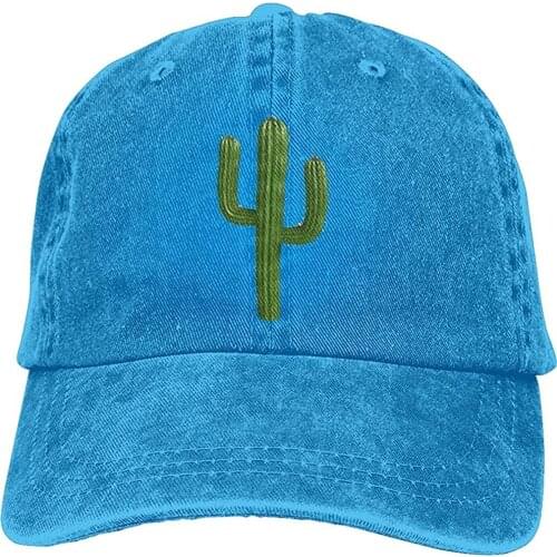 Caps For Men Women Denim Baseball Cap Ariz-ona Sag-uaro Cactus Cotton Adjustable Retro Cowboy Hat Unisex Trucker Hat