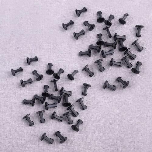 LR012844 50pcs Car Bumper Trim Tow Eye Cover Clip Fastener Black Fit for Land Range Rover 2014 2013 2012 2011 2010