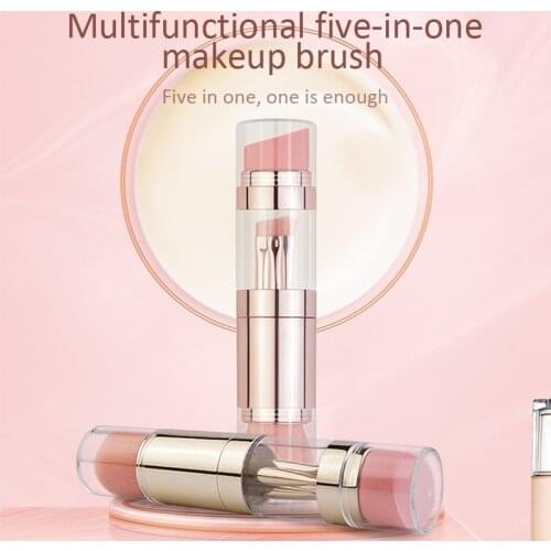 5 in 1 Rose/Gold Makeup Brushes Set Multi Function Makeup Brush Cosmetic Set Powder Foundation Cosmetic Travel Make Up Brush