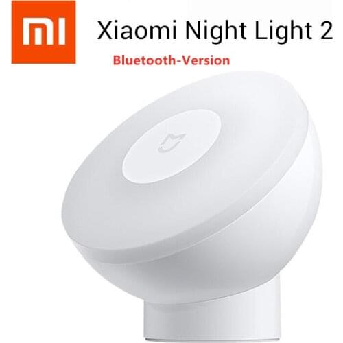 Xiaomi Mijia Night Light 2 Bluetooth-Version Magnetic Attraction Night Lamp Adjustable Brightness Infrared Body Sensor LED