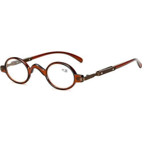 2019 New Fashion Piccola Rotonda Leggi Occhiali Retro Occhiali Donne e Uomini Occhiali Da Lettura Nero +1.0 +1.5 +2.0 To +4.0