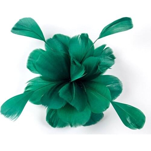 New Goose Feathers Trim Flower DIY Wedding Headdress Decoration Carnival Clothes Accessories Plumes Crafts